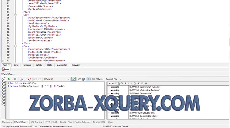 Dekarasi Variabel String Yang Ada Di Dalam Xquery