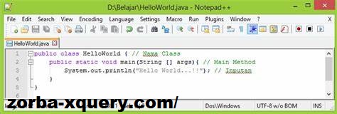 Cara Menjalankan Program Java di CMD Menggunakan Notepad